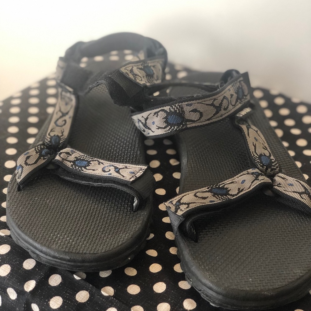 Teva Scorpion Sandal Sz 12 Blue Hiking Like New